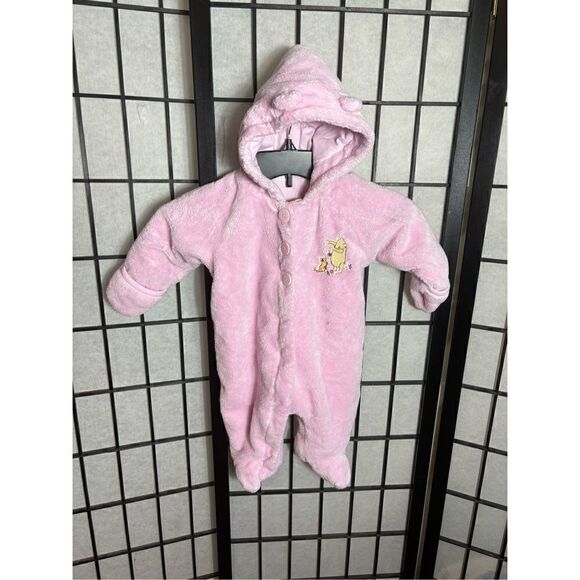 Disney Classic Winnie the Pooh Pink Snowsuit - Picture 2 of 5